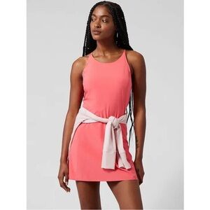 Athleta Workout Infinity Athletic Tennis Dress in Vibrant Pink / Coral
